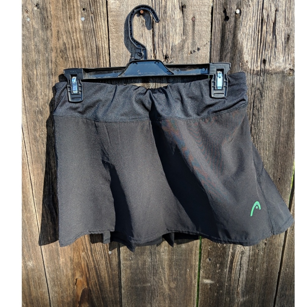 Black tennis skirt